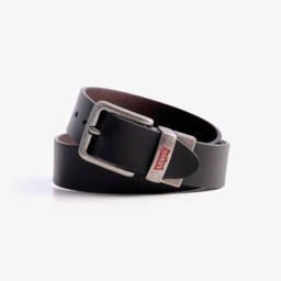 Levi's-Boys Black & Brown Reversible Leather Belt | Childrensalon