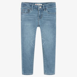Levi's-Girls Blue 710 Super Skinny Jeans | Childrensalon