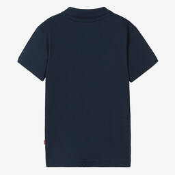 Levi's-Teen Boys Blue Piqué Polo Shirt | Childrensalon