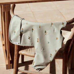 Liewood-Baby Boys Green Apron Bib | Childrensalon