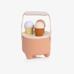 Liewood-مجموعة لعب الآيس كريم لون بيج (15 سم) | Childrensalon