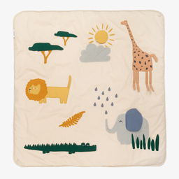 Kissy Kissy-Baby Boys Blue Pima Cotton Stop & Go Traffic Dungaree Set | Childrensalon