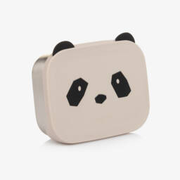 Beige Panda Stainless Steel Lunch Box (17cm)