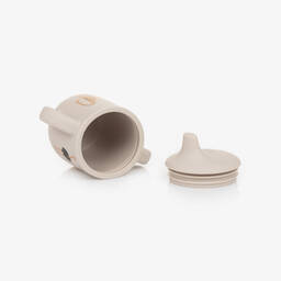 Liewood-Beige Silicone Sippy Cup (12cm) | Childrensalon