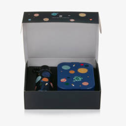 Liewood-Blue Planet Print Chelsey Lunchbox Set | Childrensalon