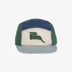 Liewood-Boys Blue Colourblock Dinosaur Cap  | Childrensalon