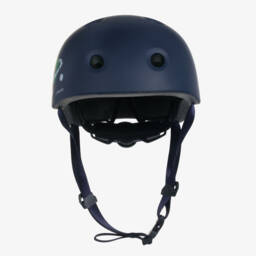 Liewood-Boys Navy Blue Planet Print Bike Helmet | Childrensalon