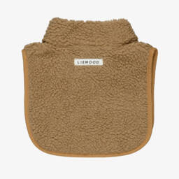 Liewood-Caramel Beige Sherpa Fleece Neck Warmer | Childrensalon