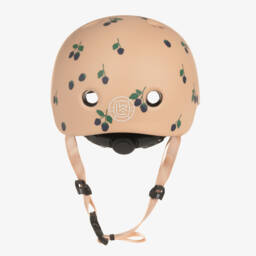 Liewood-Girls Dusky Pink Berry Print Bike Helmet | Childrensalon