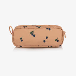 Liewood-Girls Dusky Pink Berry Print Pencil Case (22cm) | Childrensalon