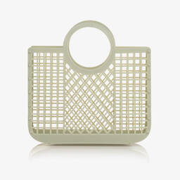 Liewood-حقيبة سلة لون أخضر نعناعي للبنات (23 سم) | Childrensalon