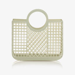 Liewood-Girls Mint Green Basket Bag (23cm) | Childrensalon
