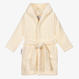 Liewood-Ivory Panda Towelling Bathrobe | Childrensalon