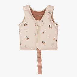 Liewood-سترة سباحة بطبعة خوخ لون عاجي للمولودات | Childrensalon