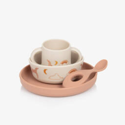 Ivory & Pink Dream Tableware Set (4 Pieces)