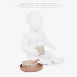 Liewood-Ivory & Pink Dream Tableware Set (4 Pieces) | Childrensalon