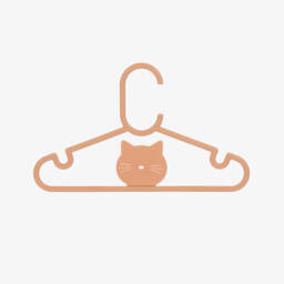 Liewood-Pink Cat Clothes Hangers (8 Pack) | Childrensalon