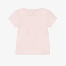 Lili Gaufrette-تيشيرت قطن لون زهري فاتح للبنات  | Childrensalon