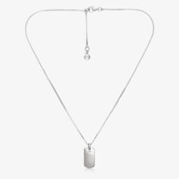 Little Star-قلادة فضية مخصصة للأولاد (38 سم) | Childrensalon