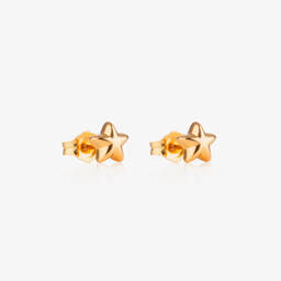 Little Star-Girls Gold Plated Star Earrings | Childrensalon
