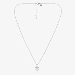 Little Star-سلسال قلب الماس والفضة للبنات (38سم) | Childrensalon