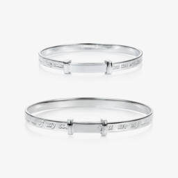 Little Star-Sterling Silver Mummy & Me Stars Heart Bracelet Set | Childrensalon