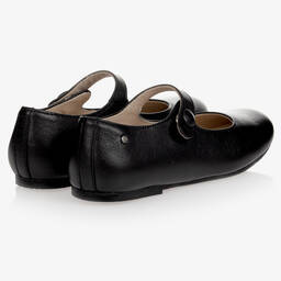 Manuela de Juan-Черные кожаные туфли для девочек | Childrensalon