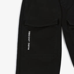 MARC JACOBS-Брюки карго черные хлопковые для мальчиков | Childrensalon
