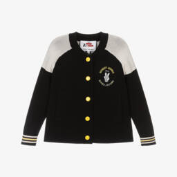 MARC JACOBS-Boys Black Mickey Mouse Cardigan | Childrensalon