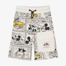 MARC JACOBS-Boys Ivory Cotton Disney Cartoon Shirt | Childrensalon