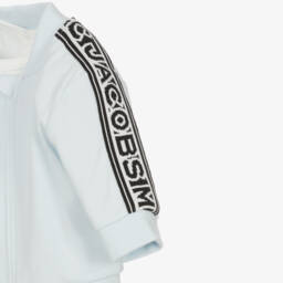 MARC JACOBS-Boys Pale Blue Cotton Logo Tape Tracksuit Set | Childrensalon