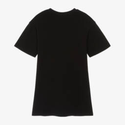 MARC JACOBS-Girls Black Cotton Dress | Childrensalon