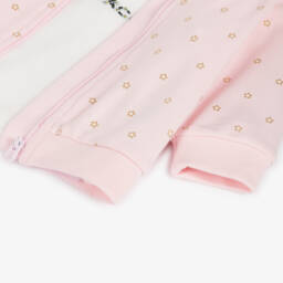 MARC JACOBS-Girls Pink Cotton Tracksuit Set | Childrensalon