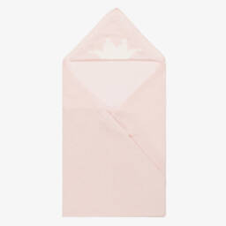 Marie-Chantal-Girls Pink Pima Cotton Babysuit Set  | Childrensalon