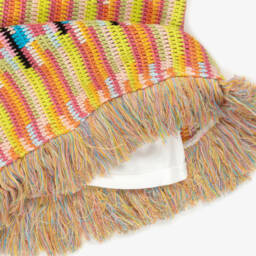 Marlo Kids-Girls Multicolour Crochet Mini Dress | Childrensalon