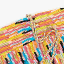 Marlo Kids-Girls Multicolour Crochet Mini Dress | Childrensalon