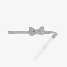 Mayoral-Baby Boys Beige & Grey Braces & Bow Tie Set | Childrensalon