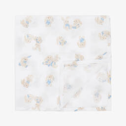 Mayoral-لفافات موسلين قطن لون أزرق فاتح للمواليد (عدد 3) | Childrensalon