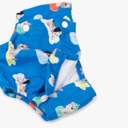 Mayoral Newborn-Baby Boys Blue Swim Pants Set (UPF40+) | Childrensalon