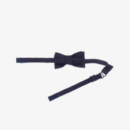 Mayoral-Baby Boys Navy Blue Braces & Bow Tie Set | Childrensalon