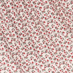 Mayoral Newborn-Baby Girls Ivory & Red Floral Print Velveteen Dress  | Childrensalon