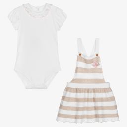 Mayoral Newborn-Baby Girls Knitted Dress Set | Childrensalon