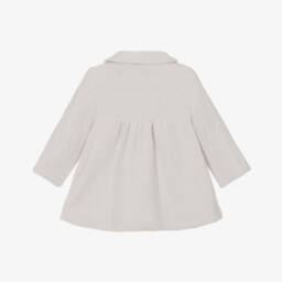 Mayoral Для новорожденных-Пальто кремовое пушистое для малышек | Childrensalon