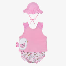 Mayoral Newborn-Baby Girls Pink Beach Set | Childrensalon