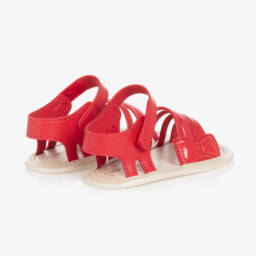 Mayoral-Baby Girls Red Pre-Walker Sandals | Childrensalon