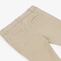 Mayoral-Beige Chino Trousers | Childrensalon