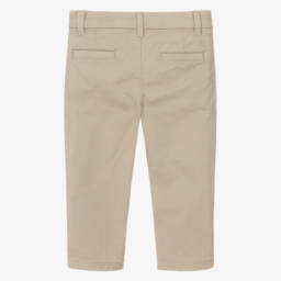 Mayoral-Beige Chino Trousers | Childrensalon