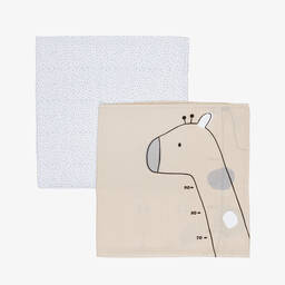 Mayoral-لفافة قطن لون بيج للأطفال (عدد 2) | Childrensalon