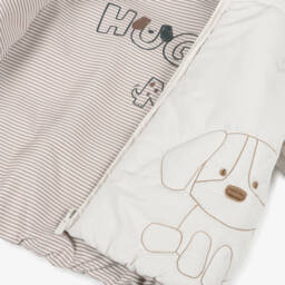 Mayoral Для новорожденных-Пуховик кремовый двусторонний для малышей | Childrensalon