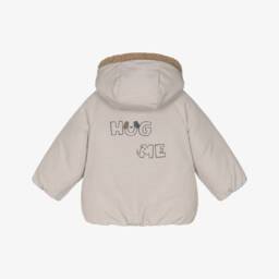 Mayoral Для новорожденных-Пуховик кремовый двусторонний для малышей | Childrensalon